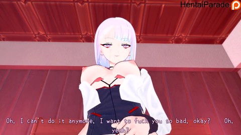 Lucy est remplie de sperme dans un hentai POV cyberpunk edgerunners non censuré