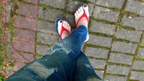 Safe for work, outdoor, tranny feet