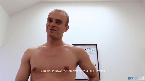 Dirty twink, scouting, hunk blowjob