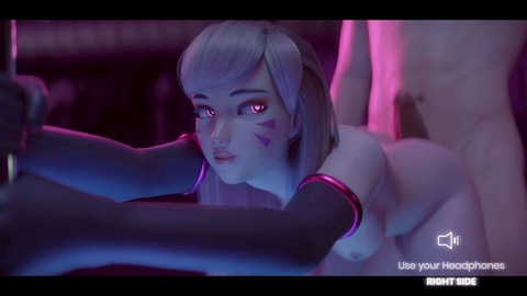Dva et les filles d'Overwatch s'éclatent dans une soirée sauvage au nightclub.
